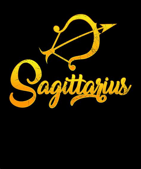 Vintage Sagittarius Zodiac Sign Retro Horoscope Birthday Gift Idea
