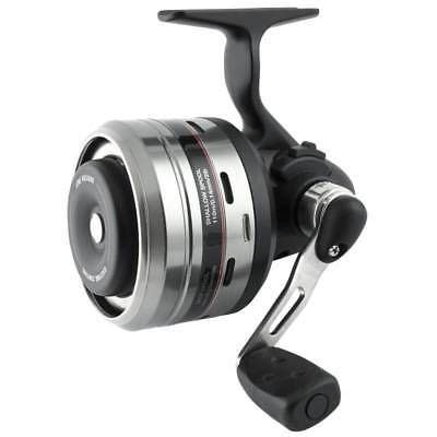 A Spinning Fishing Reel On A White Background