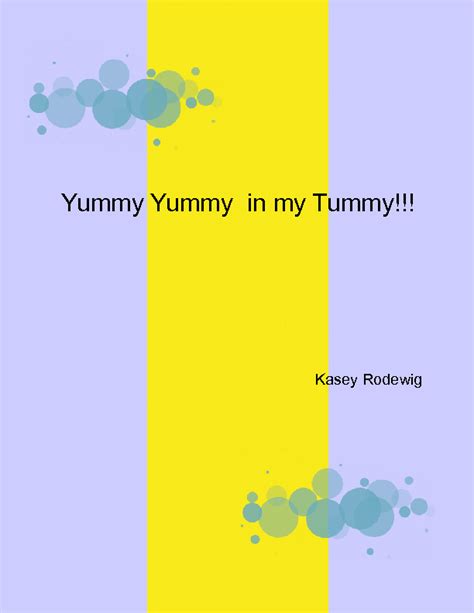 Bookemon Yummy Yummy In My Tummy Book 89102