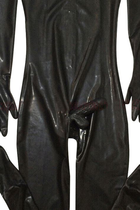 mens pvc bodysuit faux leather catsuit zipper lycra underwear jumpsuit free hot nude porn pic