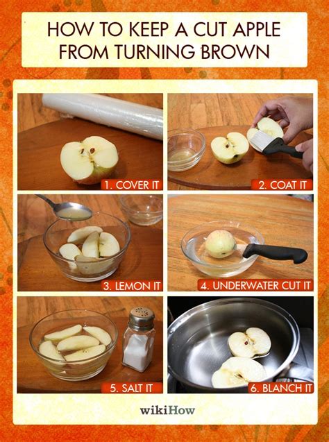How To Keep A Cut Apple From Turning Brown