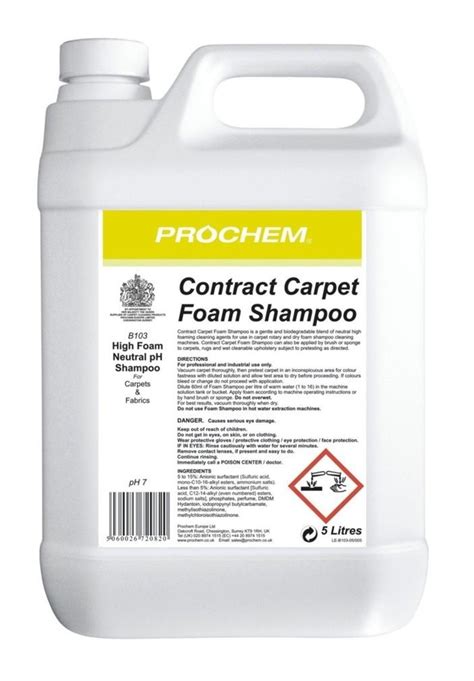 Prochem Dry Carpet Foam Shampoo X 5l Ck Consumables Ltd