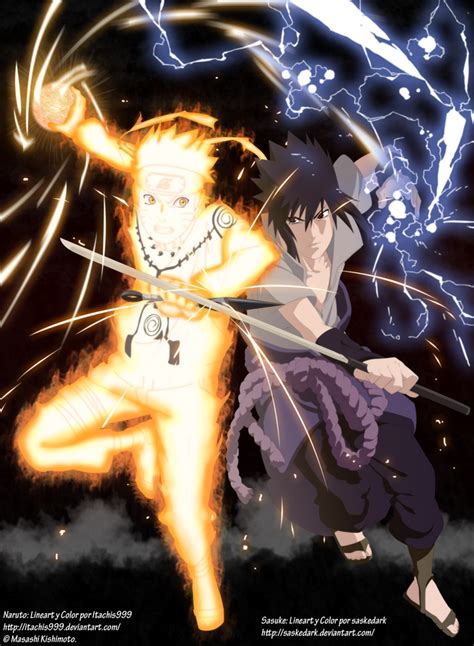 Naruto Vs Sasuke Collab By Itachis999 On Deviantart