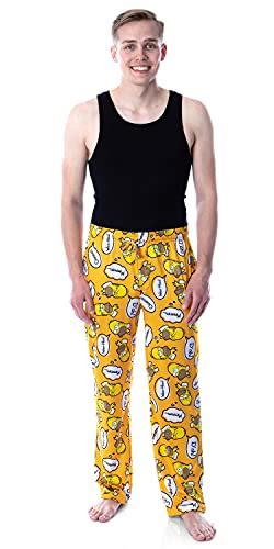 The Simpsons Men S Homer Simpson Bubble Thoughts Adult Loungewear Sleep Pajama Pants Medium