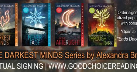 As the first book begins, they've figured out ones that attack specific colors. Good Choice Reading: The Darkest Minds Series by Alexandra ...