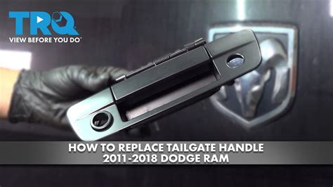 How To Replace Tailgate Handle 2011 2018 Ram Youtube