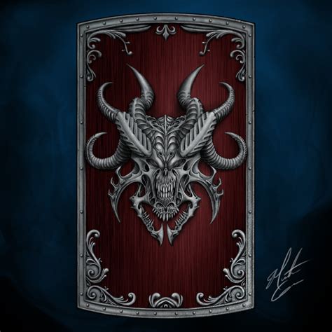 12 Cool Shield Designs Images - Dark Souls Shield Design ...