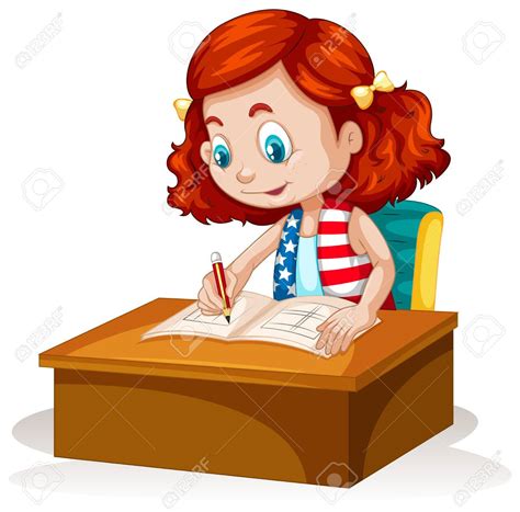 A Girl Writing Clipart 10 Free Cliparts Download Images On Clipground