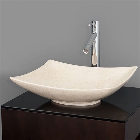 Arista Vessel Sink By Wyndham Collection Ivory Marble Free Shipping