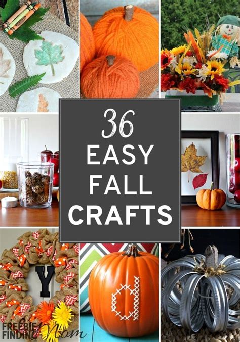 36 Easy Fall Crafts
