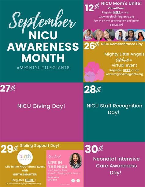 Mighty Little Giants Nicu Awareness Month Nicu Giving Day Black