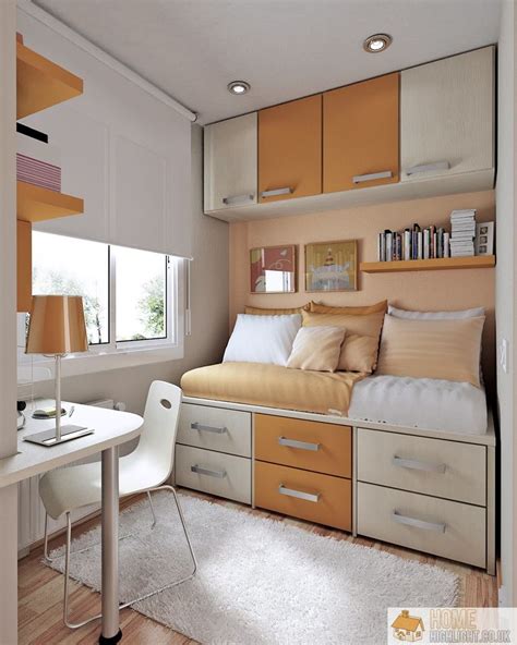 These spaces might be small but they are practical, too. Practical Design Ideas for Small Bedrooms « Home Highlight