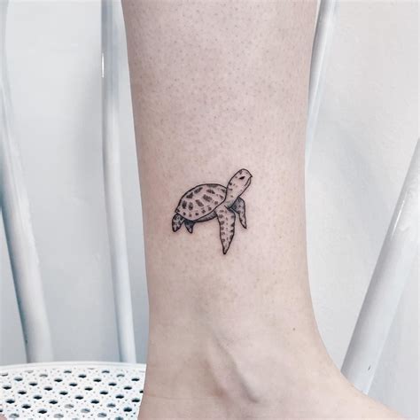 50 Mini Sea Turtle Tattoo Design Ideas For Men And Women