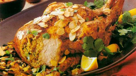 Roast Chicken With Almonds Recipe Mediterranean Foods Recipematic
