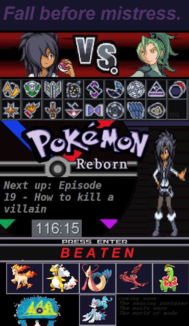 You will spawn in an enclosed room. Denkbloggade: Pokemon Reborn Review-Mainpage - Complete Walkthrough