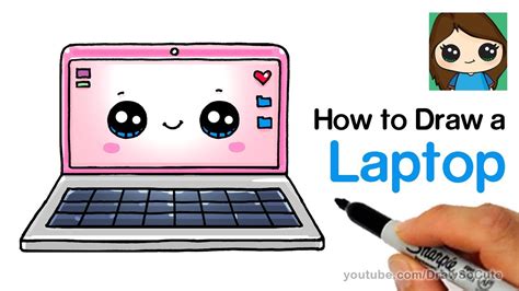 Help your creative kids with coding, robots, and more! How to Draw a Laptop Computer Easy and Cute
