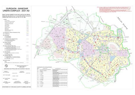 Gurgaon Master Plan 2021 2025 2031 2041 Gurgaon Map Gurgaon