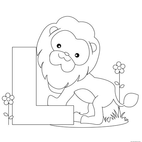 Eyes coloring sheets for teens. Printable Animal Alphabet Letter L is for Lion - Free ...