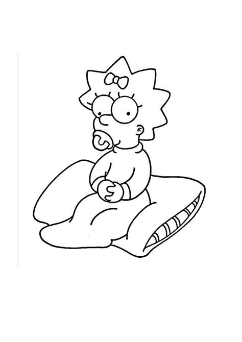 Bart Lisa Simpson Coloring Pages Print Coloring Pages