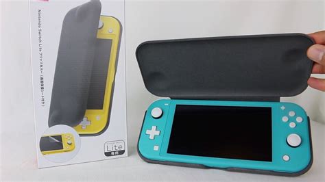 Nintendo Switch Lite Flip Cover Unboxingreview Youtube