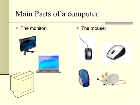 Welcome to a beginner's guide on the basic computer parts and their functions. Computer Basics 101 Slide Show Presentation