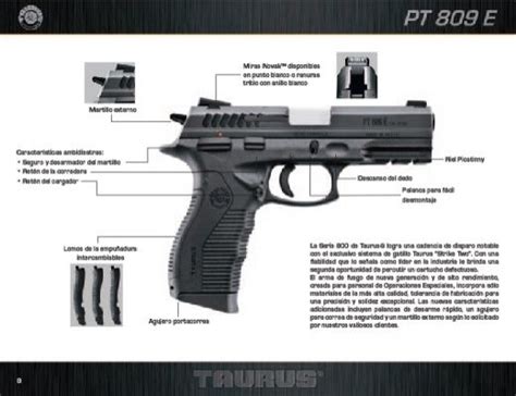 Pistola Taurus 809 Pistolas Taurus Armas