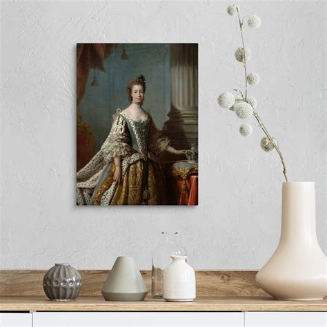 Charlotte Sophia Of Mecklenburg Strelitz 1762 Wall Art Canvas Prints