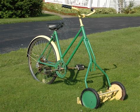 Lawn Mower Bike Ideas Upcycle Art