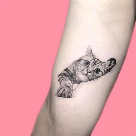 39 Vintage Cat Tattoo Ideas For Women To Try Asap Cat Tattoo Cute
