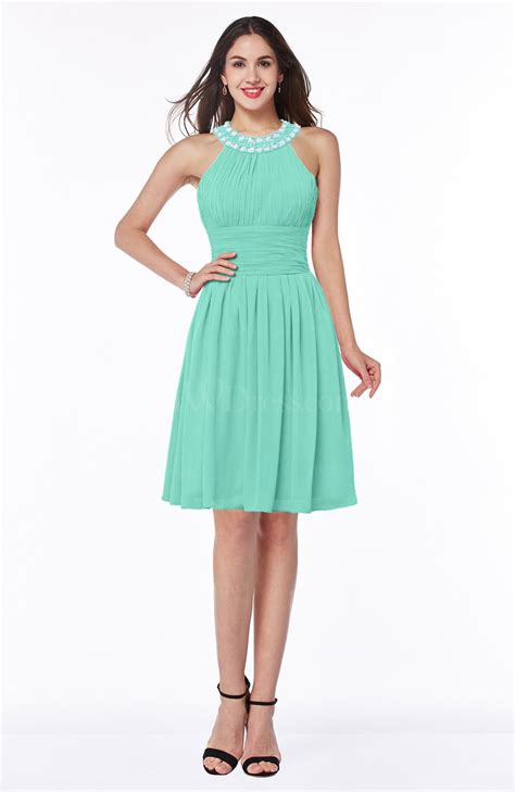 New listingcalvin klein womens black sleeveless knee length sheath cocktail dress size: Seafoam Green Glamorous Sleeveless Zipper Knee Length ...