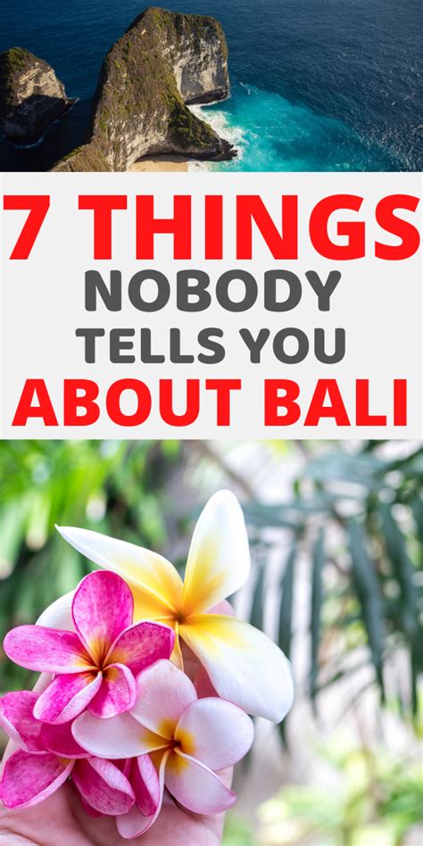 7 Things Nobody Tells You About Bali Travel Destinations Asia Bali