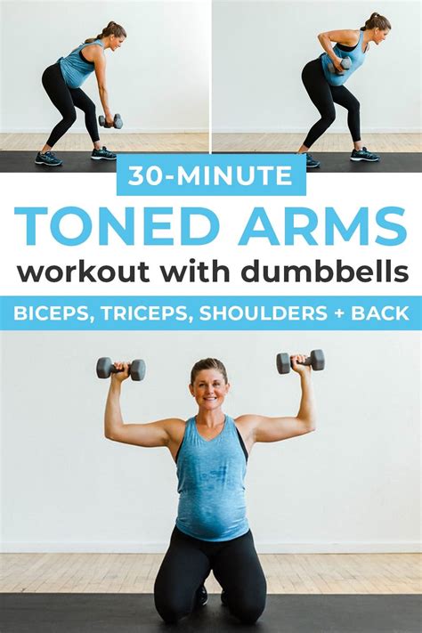 30 Minute Dumbbell Arm Workout For Women Nourish Move Love