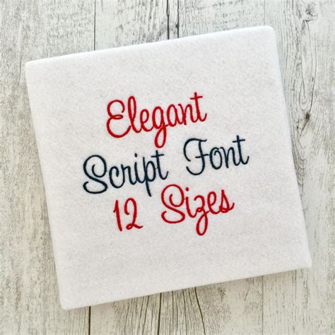 Elegant Embroidery Fonts Machine Pes Monogram Bx Designs Elegant