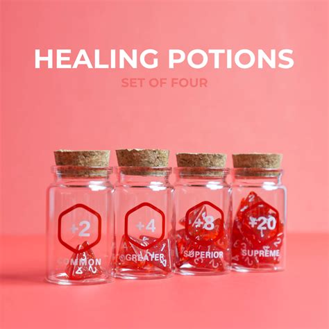 Healing Potion Pack Healing Potion Dnd Crafts Dnd Room