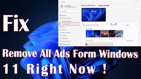Remove All Ads From Windows 11 How To Youtube
