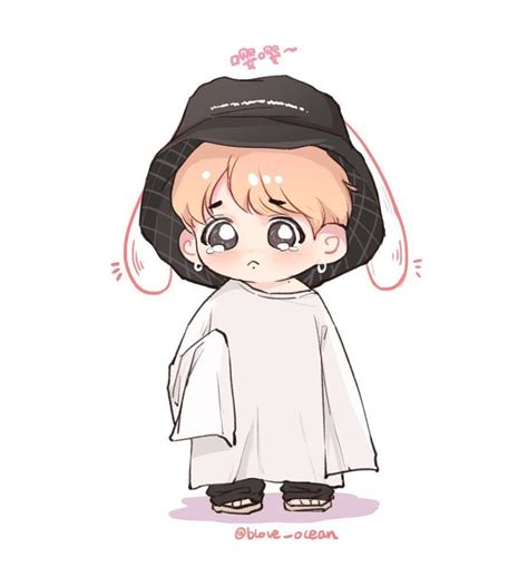 Kh Ng C M T Nh Bts Chibi Anime Chibi Vkook Fanart Jungkook