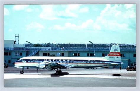 Vintage National Airlines Douglas Dc 7 Built During Great Depression