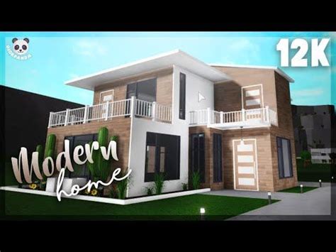 Suburban san francisco house exterior bloxburg duration. ROBLOX: Bloxburg | 2 Story Modern Home EXTERIOR - YouTube ...