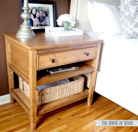 While a white bedside table will channel a clean, minimalist look, a cherry nightstand would nicely complement deep, rich colors in your bedding. DIY Bedside Table Nightstand