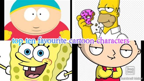 Top 10 Favourite Cartoon Characters Youtube