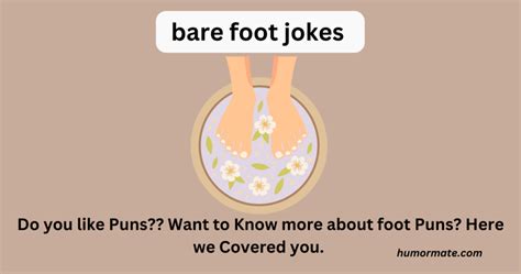 Foot Puns And Jokes Step Into Laughter 🦶🎉