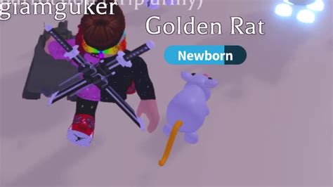 Offers For Golden Rat Roblox Adopt Me Youtube