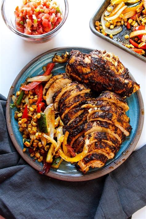 Check spelling or type a new query. The Best Oven Baked Chicken Fajitas - Layers of Happiness