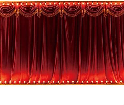 Red Stage Backdrop 10x7ft Red Curtain Theater Photography Background