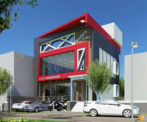 Pin By Spacemek On Commercial Building Building Front Designs