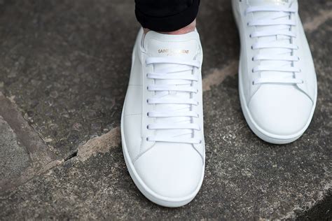 Shop over 300 top saint laurent women's trainers & athletic from retailers such as cettire, farfetch and gilt all in one place. Saint Laurent Off White Court Classic Sneakers Review ...