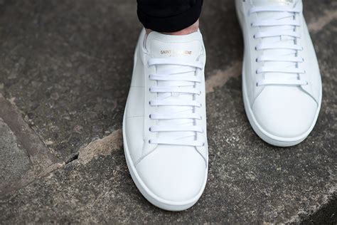 Browse through the men sneakers collection today and get your products online from saint laurent official website. Saint Laurent Off White Court Classic Sneakers Review ...