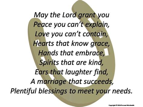 Irish Inspired Wedding Blessing Print Marriage Blessing Poem