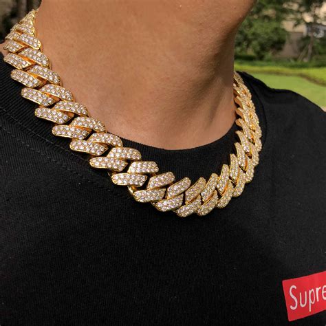 Iced Out Cuban Chain Silver