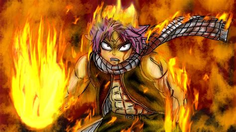 Natsu Dragneel On Fire By Akatsukifan505 On Deviantart